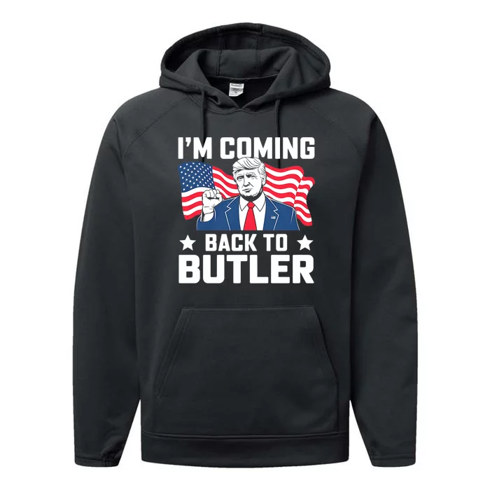 I’M Coming Back To Butler Performance Fleece Hoodie