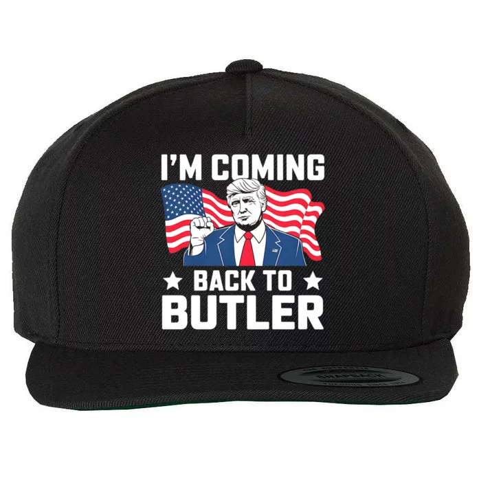 I’M Coming Back To Butler Wool Snapback Cap