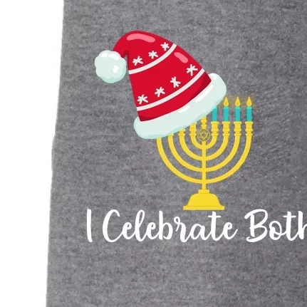 I Celebrate Both Hanukkah Doggie 3-End Fleece Hoodie