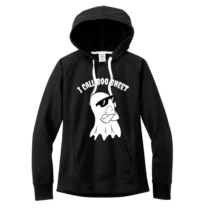 I Call Boo Sheet Halloween Women's Fleece Hoodie