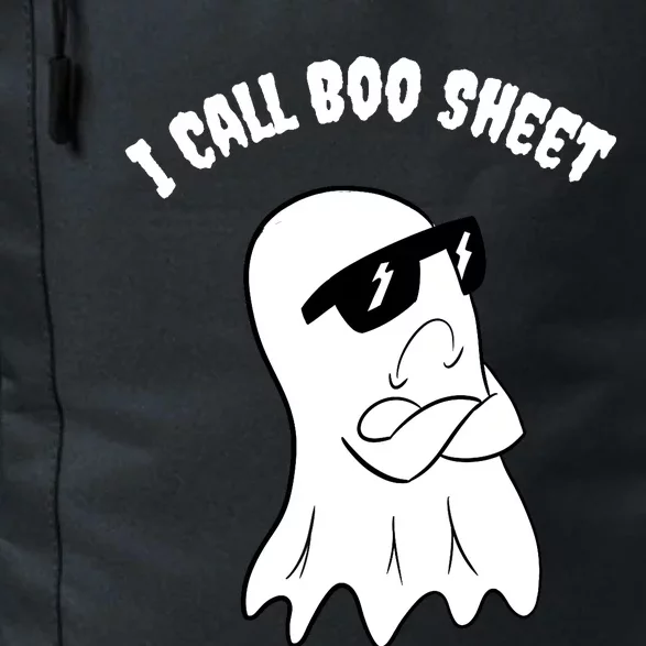 I Call Boo Sheet Halloween Daily Commute Backpack