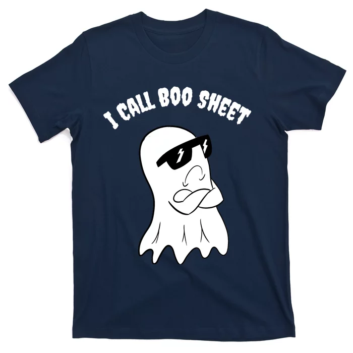 I Call Boo Sheet Halloween T-Shirt