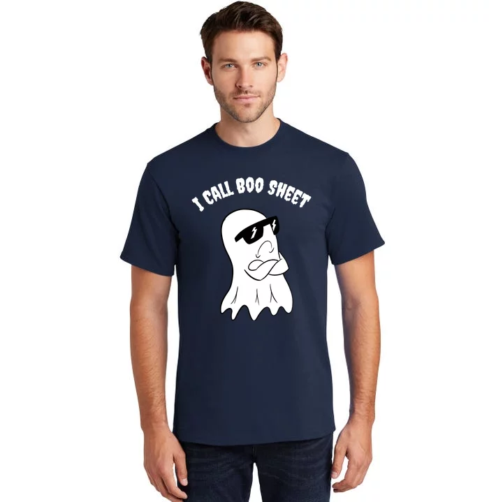 I Call Boo Sheet Halloween Tall T-Shirt