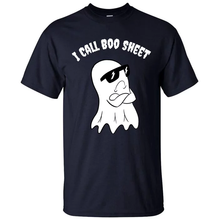 I Call Boo Sheet Halloween Tall T-Shirt