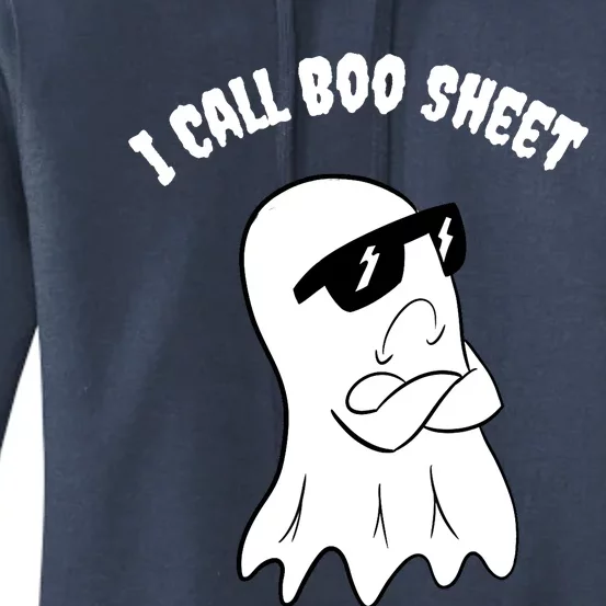 I Call Boo Sheet Halloween Women's Pullover Hoodie