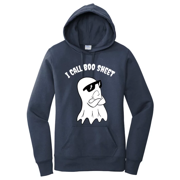 I Call Boo Sheet Halloween Women's Pullover Hoodie