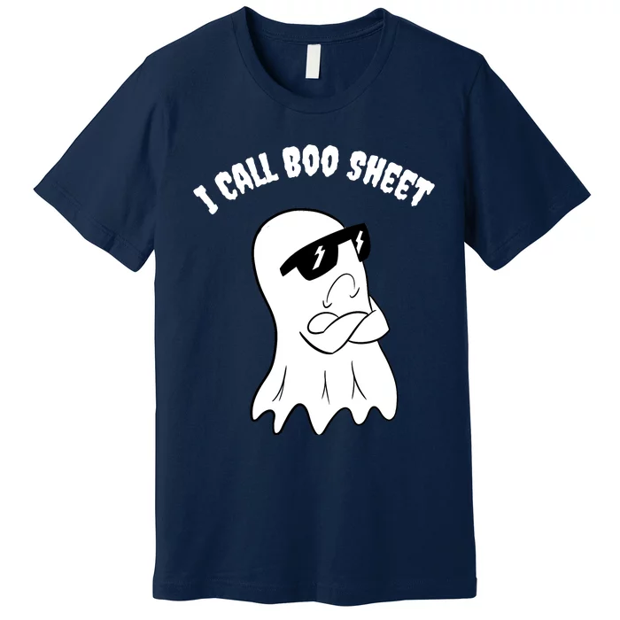 I Call Boo Sheet Halloween Premium T-Shirt