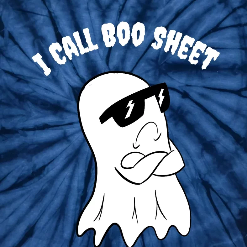 I Call Boo Sheet Halloween Tie-Dye T-Shirt