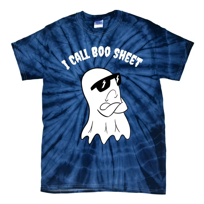 I Call Boo Sheet Halloween Tie-Dye T-Shirt