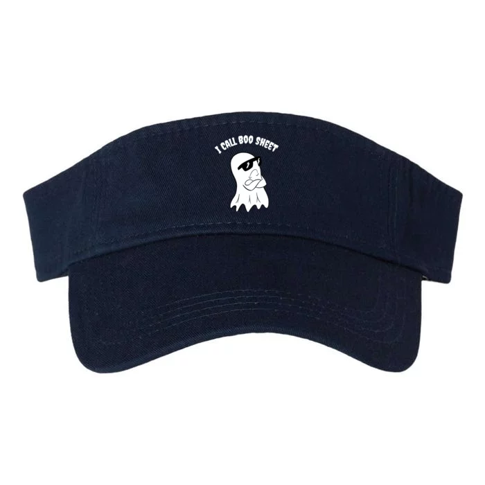 I Call Boo Sheet Halloween Valucap Bio-Washed Visor