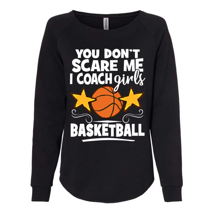 I Coach Basketball Coach Dads Basketball Coaching Gift Womens California Wash Sweatshirt