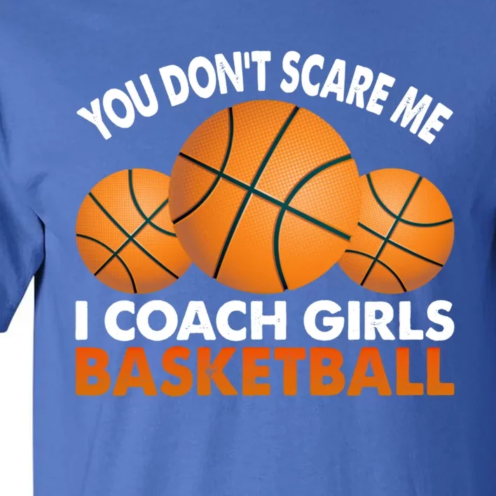 I Coach Basketball Coaching Sport Basket Ball Gift Tall T-Shirt