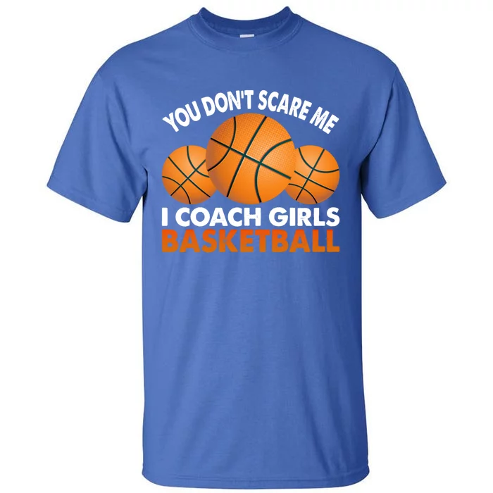 I Coach Basketball Coaching Sport Basket Ball Gift Tall T-Shirt