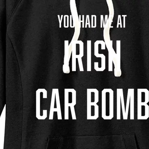 Irish Car Bomb Cocktail Booze Bartender St Patrick's Day Gift Women's Fleece Hoodie