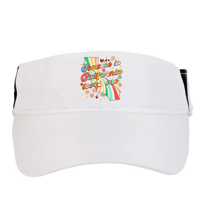 In California Baby Shower Someone Loves Me In California Adult Drive Performance Visor