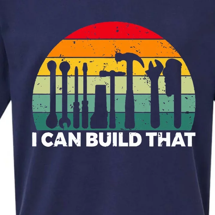 I Can Build That Handyman Woodwork Craftsman Sueded Cloud Jersey T-Shirt