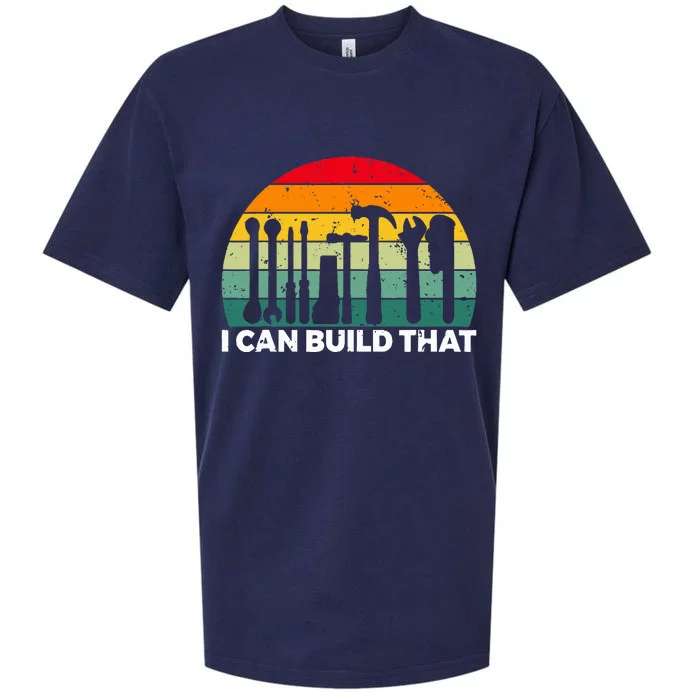 I Can Build That Handyman Woodwork Craftsman Sueded Cloud Jersey T-Shirt