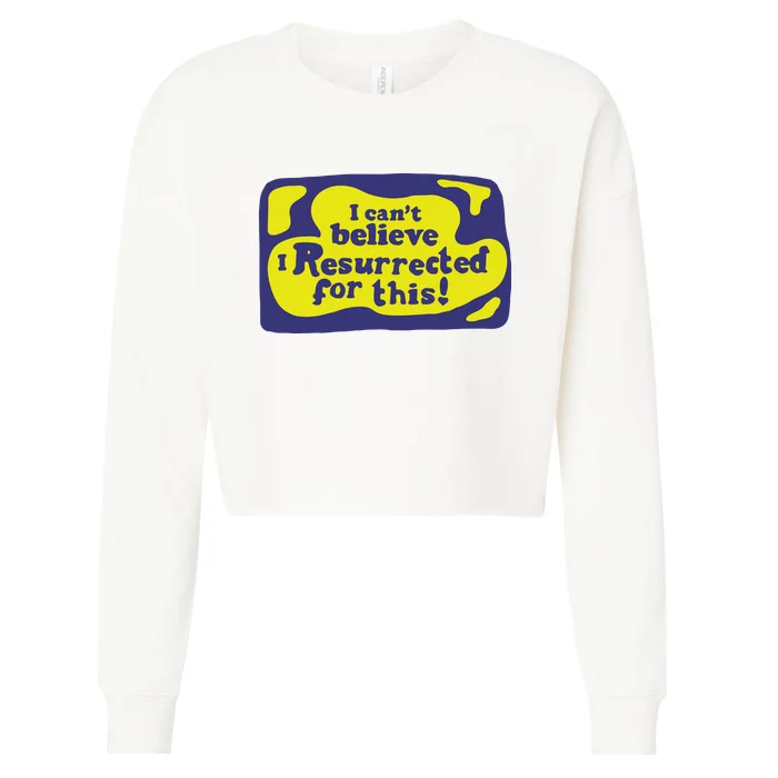 I Cant Believe I Resurrected For This Cropped Pullover Crew