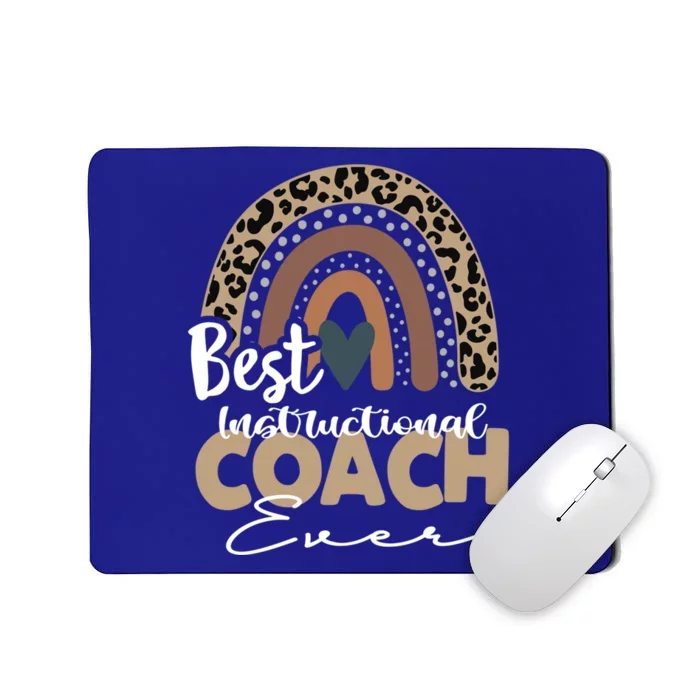 Insructional Coach Boho Rainbow Teacher Appreciation Meaningful Gift Mousepad