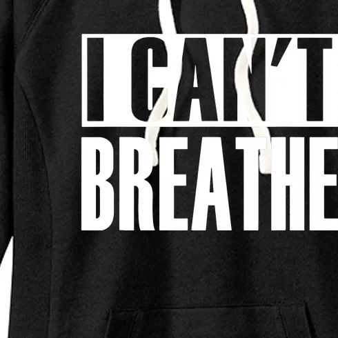 I Cant Breathe Women's Fleece Hoodie