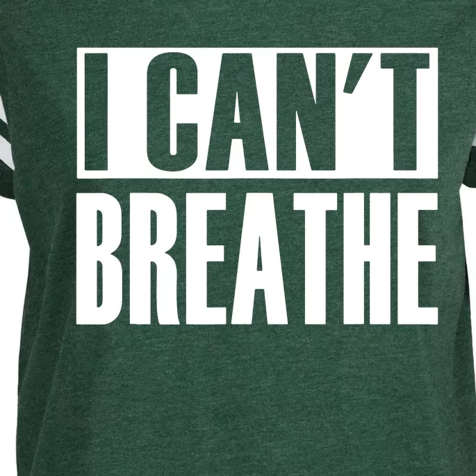 I Cant Breathe Enza Ladies Jersey Football T-Shirt