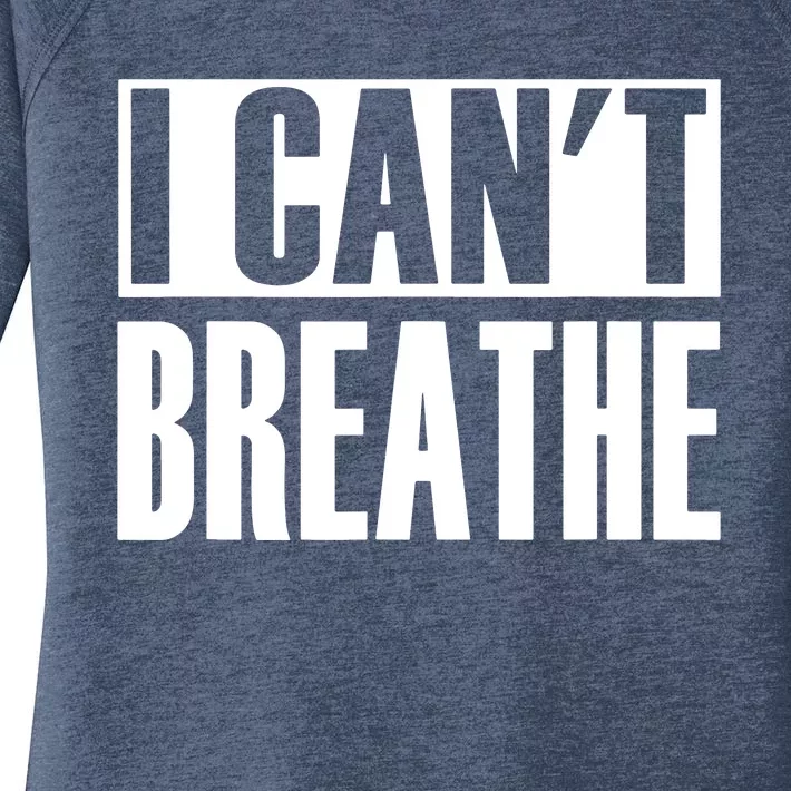 I Cant Breathe Women's Perfect Tri Tunic Long Sleeve Shirt