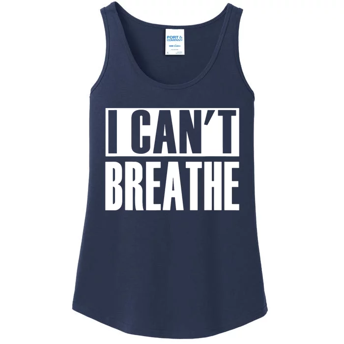 I Cant Breathe Ladies Essential Tank