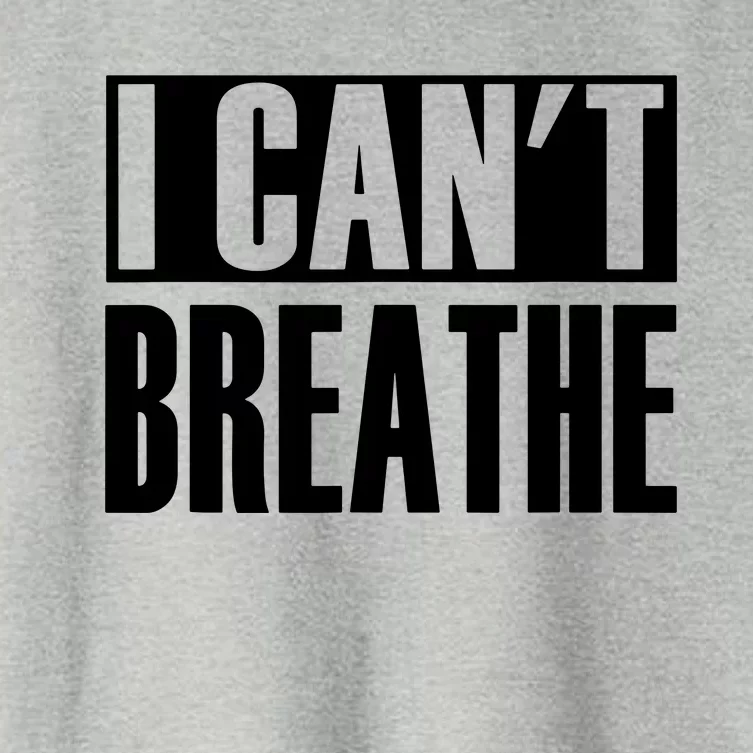 I Cant Breathe Women's Crop Top Tee