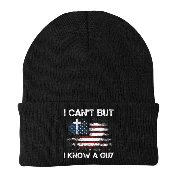 I CanT But I Know A Guy Jesus Cross Christian Believer Knit Cap Winter Beanie