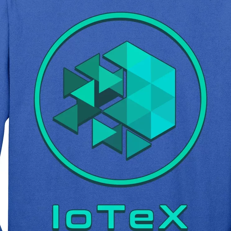 Iotex Crypto Blockchain Hodl Iotx Coin Decentralized Finance Gift Tall Long Sleeve T-Shirt