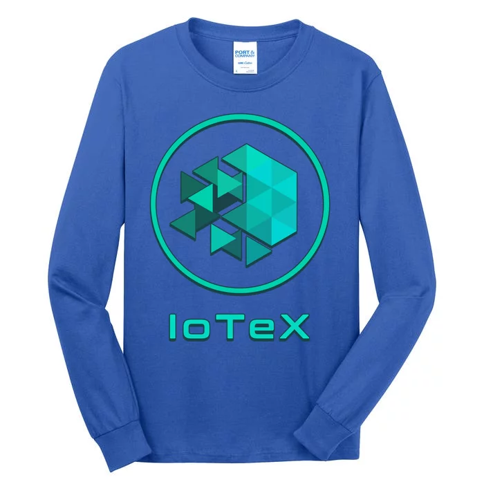 Iotex Crypto Blockchain Hodl Iotx Coin Decentralized Finance Gift Tall Long Sleeve T-Shirt