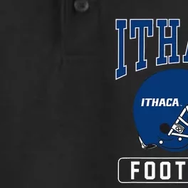 Ithaca College Bombers Football Helmet Dry Zone Grid Performance Polo