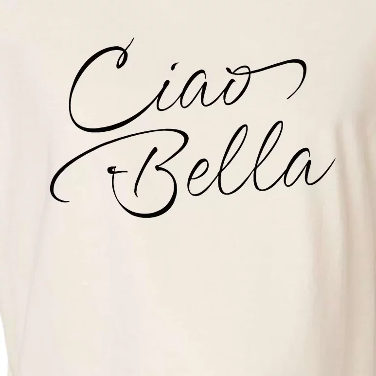 Italian Ciao Bella Garment-Dyed Women's Muscle Tee