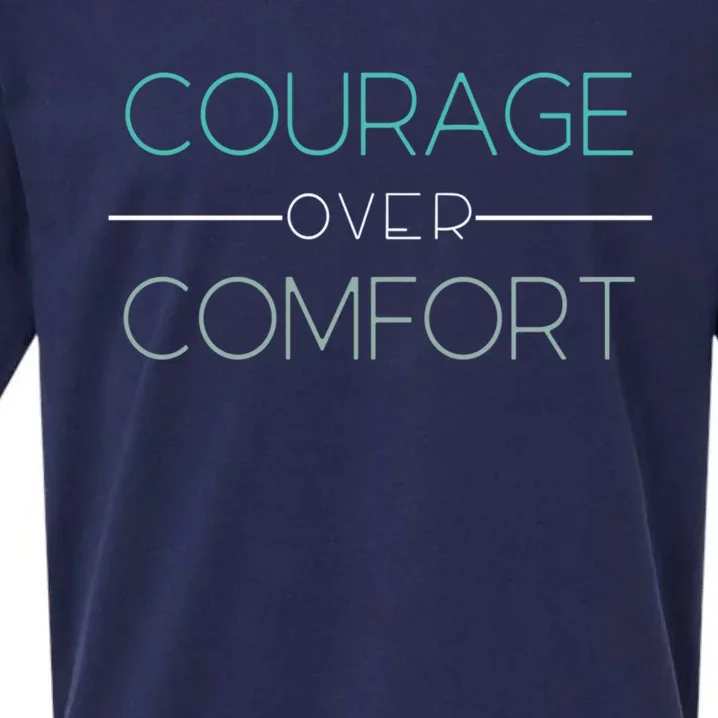 Inspirational Courage Comfort Gift Sueded Cloud Jersey T-Shirt