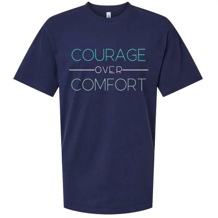 Inspirational Courage Comfort Gift Sueded Cloud Jersey T-Shirt