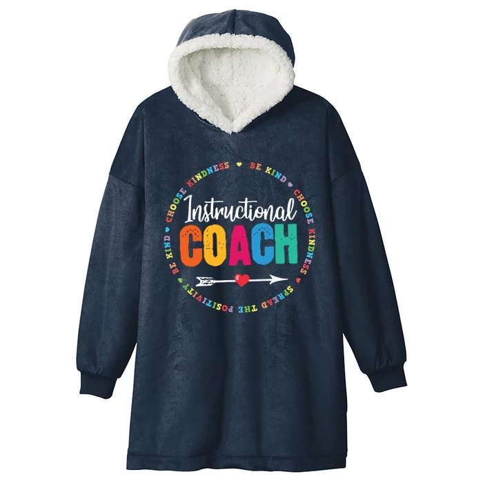 Instructional Coach Crew Back To School Matching Group Hooded Wearable Blanket