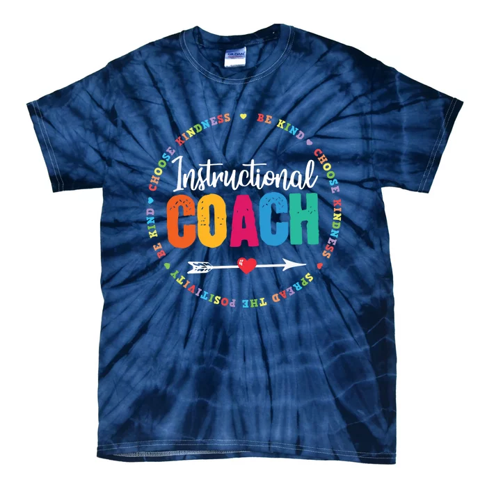 Instructional Coach Crew Back To School Matching Group Tie-Dye T-Shirt