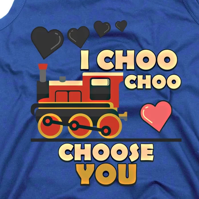 I Choo Choo Choose You Train Love Hearts Valentines Day Gift Tank Top