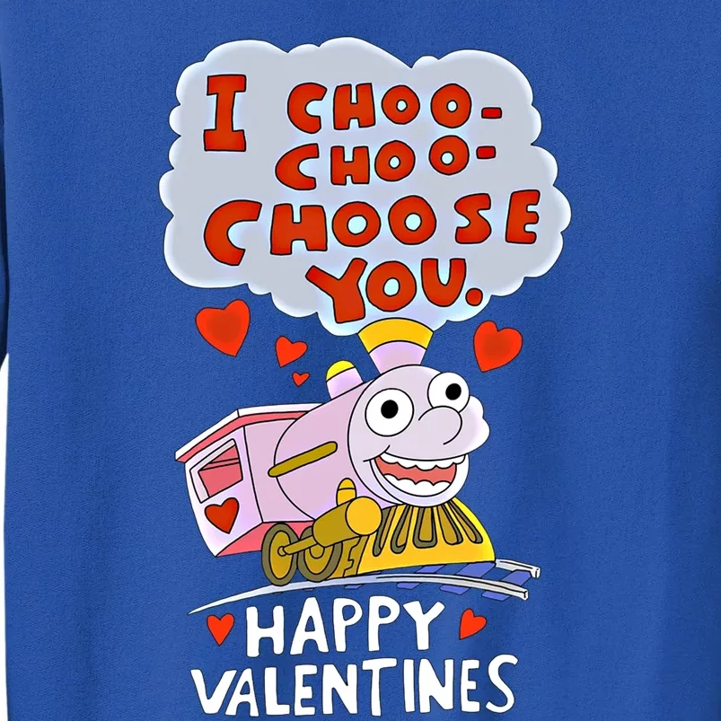 I Choo Choo Choose You Train Love Hearts Valentines Day Gift Sweatshirt