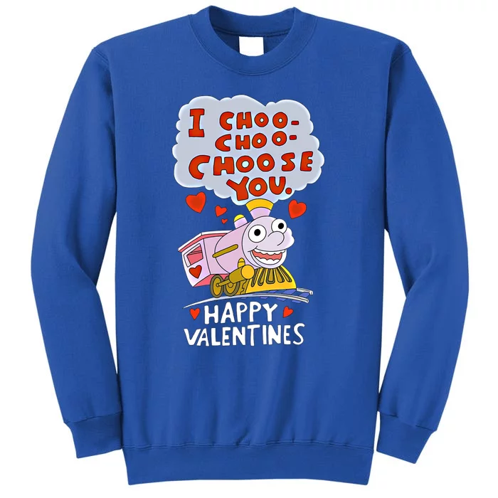 I Choo Choo Choose You Train Love Hearts Valentines Day Gift Sweatshirt