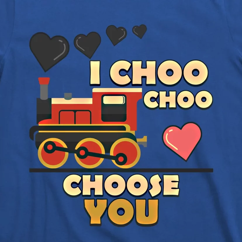 I Choo Choo Choose You Train Love Hearts Valentines Day Gift T-Shirt