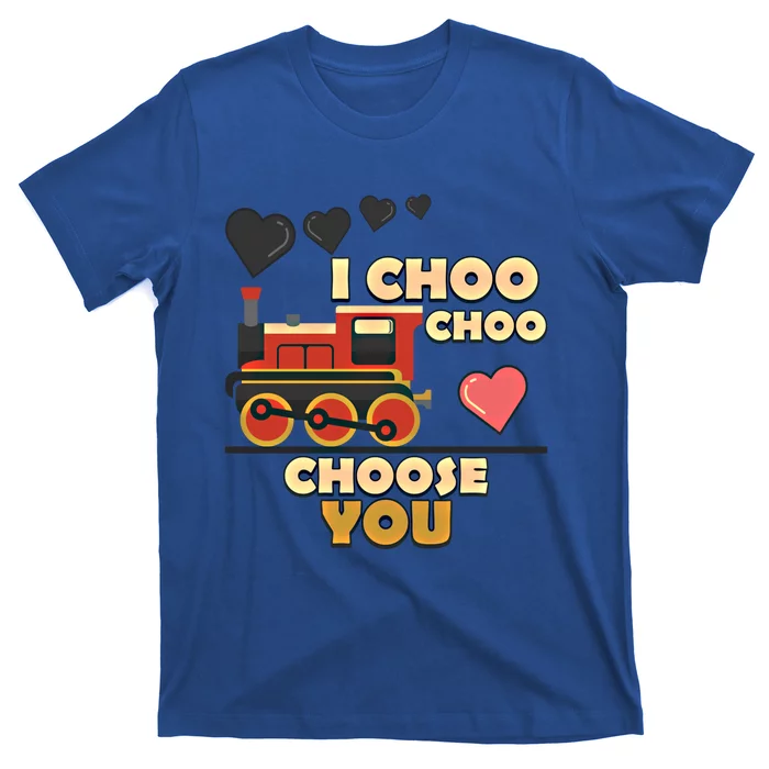 I Choo Choo Choose You Train Love Hearts Valentines Day Gift T-Shirt