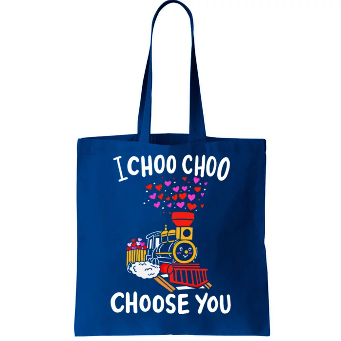 I Choo Choo Choose You Train Lover Valentine's Day Costume Gift Tote Bag