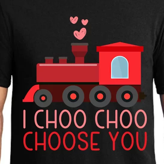 I Choo Choo Choose You Train Lover Valentine's Day Gift Pajama Set