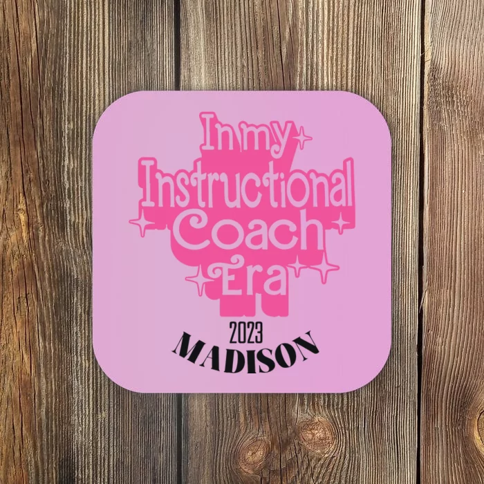 Instructional Coach Christmas Ornament Teacher Mentor Holiday Coaster