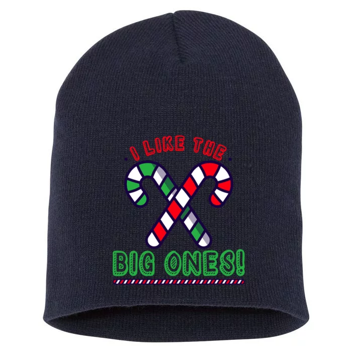 Inappropriate Candy Cane Adult Humor Naughty Wo Christmas Short Acrylic Beanie