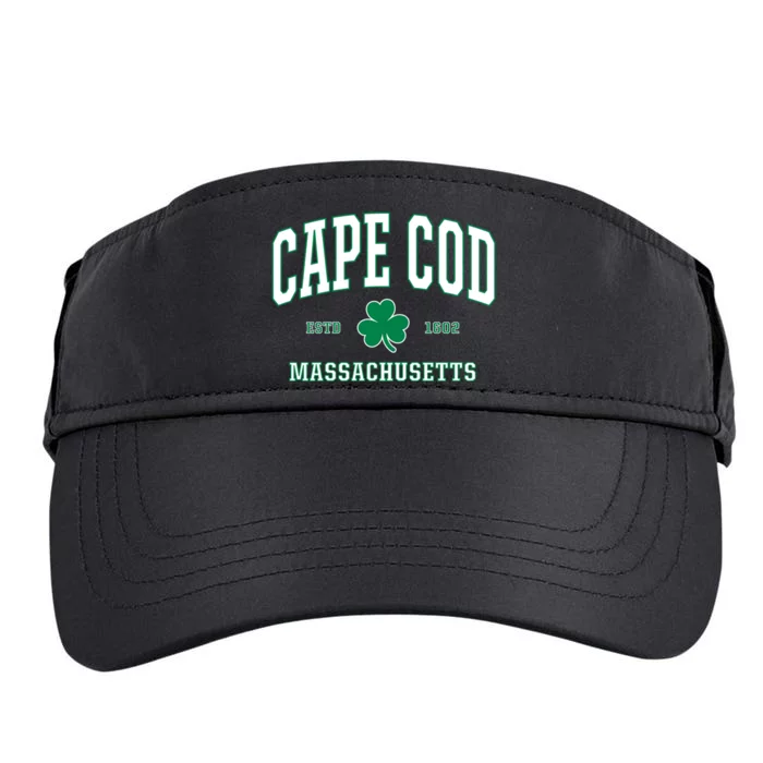 Irish Cape Cod. St. Patricks Day Hoodie MASS USA Adult Drive Performance Visor