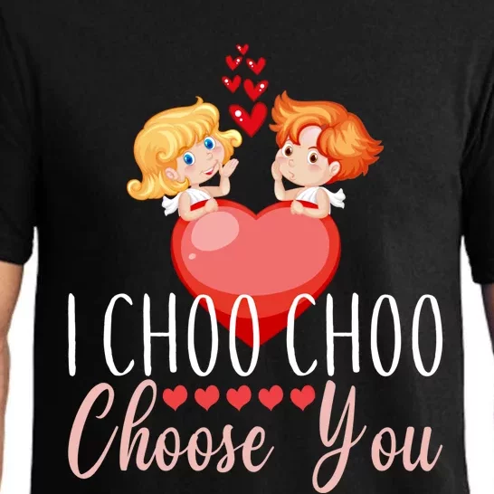 I Choo Choo Choose You Train Valentine`s Day Cool Gift Pajama Set