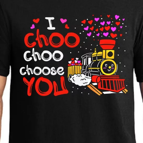 I Choo Choo Choose You Valentine Train Lovers Funny Gift Pajama Set