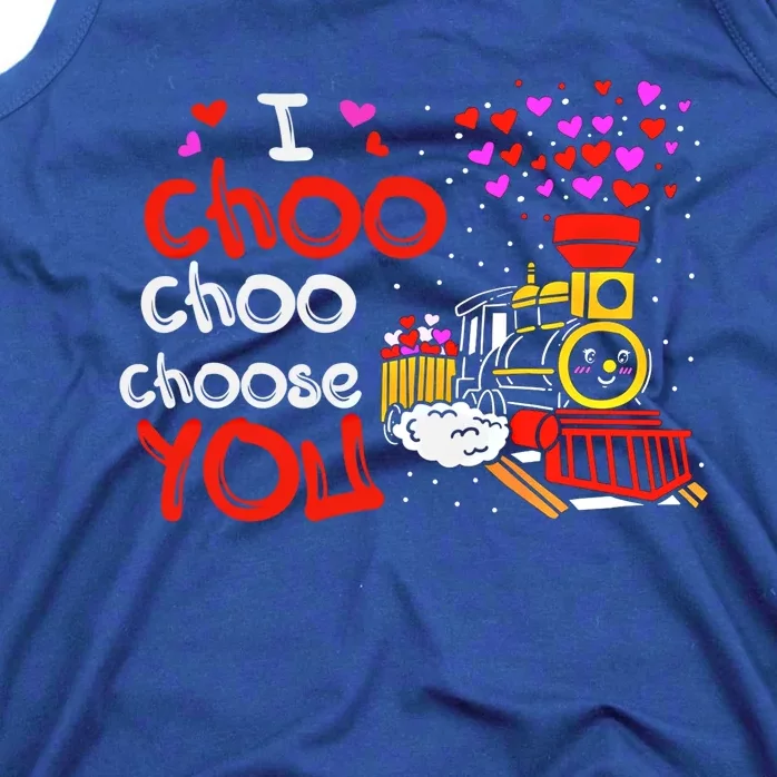 I Choo Choo Choose You Valentine Train Lovers Funny Gift Tank Top